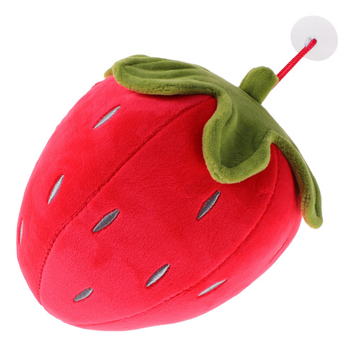 Cojín De Peluche Corto Con Forma De Fresa, 1 Unidad, Peluche