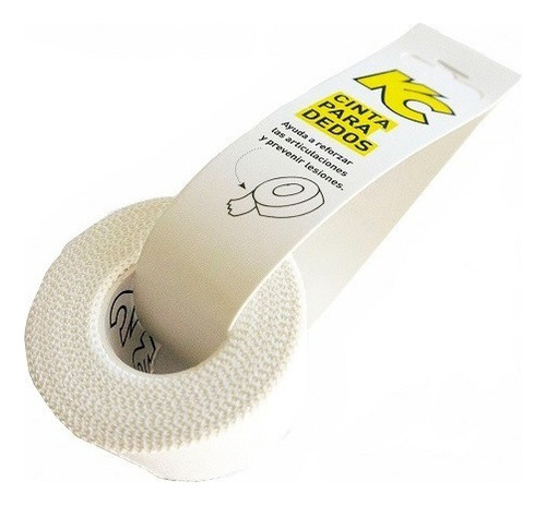 Cinta Para Dedos Kc Taping Pro (sport Tape) Color Blanco