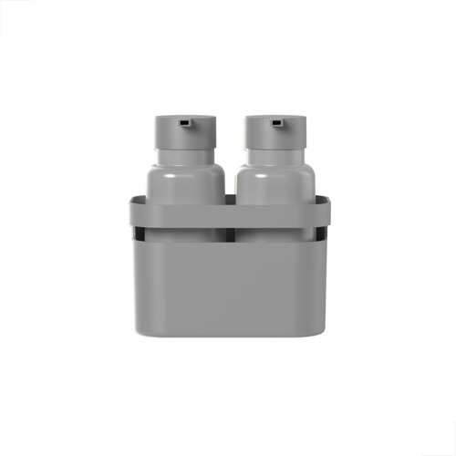 Set organizador y dispensador de ropa Flow de 500 ml, color gris oscuro
