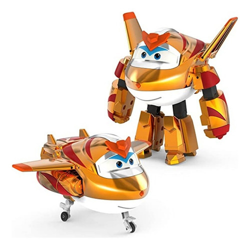 Brinquedos De Avião Super Wings 5 Transforming Golden Boy Ve