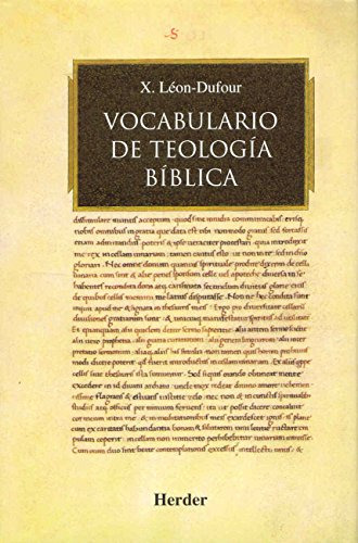 Libro Vocabulario De Teologia Biblica De Leon Xavier Dufour