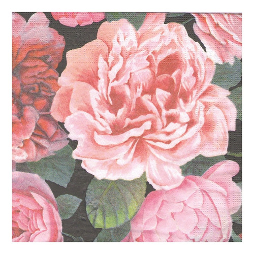 Imagen 3 de 5 de Servilletas Decoupage Set Rosas Glamorosas