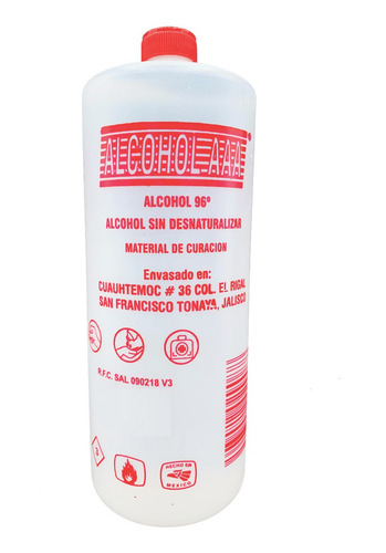 Imagen 7 de 7 de 25 Litros Alcohol Etilico Puro 96° G Envío Gratis A Todo Mx