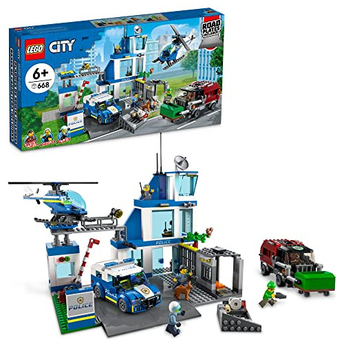 Kit De Construcción Para La Estación De Policía De Lego City