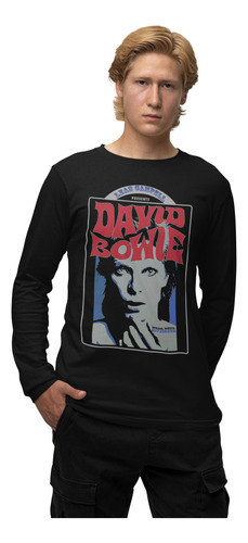 Camiseta Manga Larga David Bowie C5