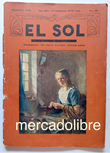 1912 Te Sol Lata Magazine 89 Subterraneos Subte Revista 