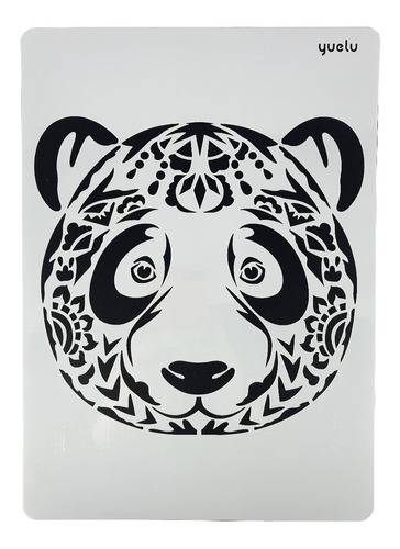Plantilla Flexible Stencil Diseño Cara De Panda