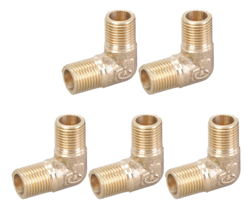 (1-t2) De 5 Accesorios Roscados De Latón Resistentes