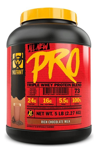 Proteína All New Pro 5 Lbs Mutant Sabor Rich Chocolate Milk