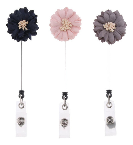 Sostenedor De Insignia Retractable De 6 Piezas Con Clip De