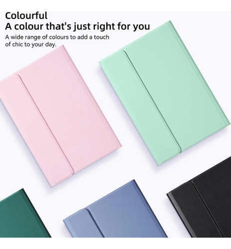 Funda De Tableta Con Teclado Táctil Para Samsung Galaxy Tab