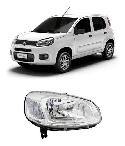 Semioptica Fiat Uno 2015+ Derecha