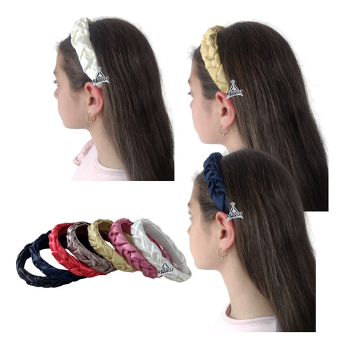 Balaca/diadema Satin  Trenzada Niña/mujer Coquette Meloss