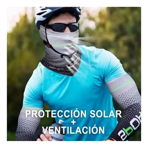 Conjunto De Manguito Deportivo De Seda Ice Y Protector Uv