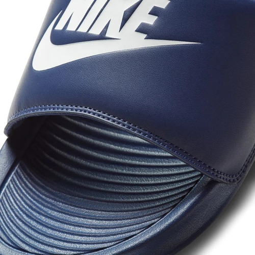 Sandalias Nike Azules Victori One Slide Nueva Original