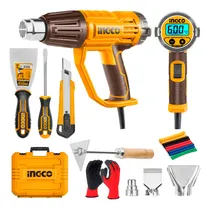 Comprar Pistola De Calor 2000w Ingco Hg2000581 Con Maleta + Guante
