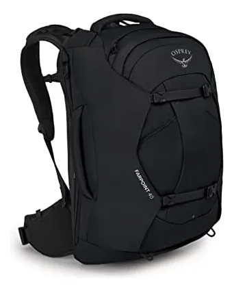 Osprey Farpoint 40l Mochila De Viaje Para Hombre Negro Tal
