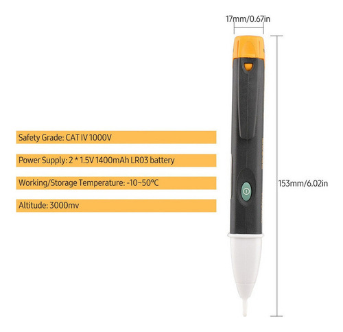 . Para Pluma De Prueba Eléctrica Fluke Precision Detecting
