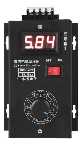 6v - 90v 12v Pwm Dc Motor Control De Velocidad Plc 15a Gober