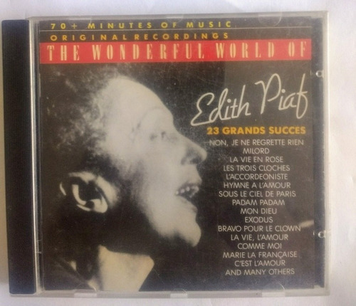 Edith Piaf 23 Grands Succes Cd Original  