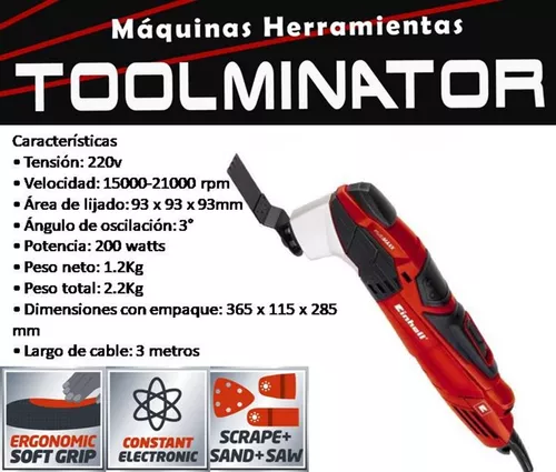 EINHELL HERRAMIENTA MULTIFUNCION RT-MG 200 E