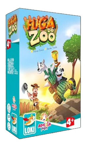 Fuga Do Zoo - Jogo De Tabuleiro - Adoleta