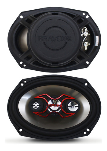 Kit Fácil Bravox 6x9 + 6 Alto Falante 240w Rms Linha X
