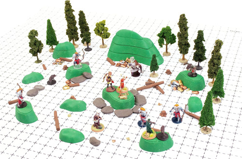 Sistema De Terreno Modular: Juego De Terreno De Mesa Y Rpg P