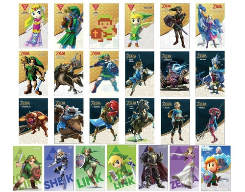 Full Set Tarjetas Amiibo Zelda Breath Of The Wild Cifamarket