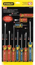 Comprar Stanley 69-172 Juego Destornilladores Tipo Pesado 10 Piezas