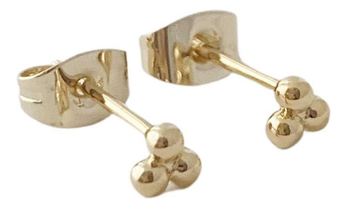 Honeycat Aretes Pequeños Con Forma De Bola Trinity En Baño D