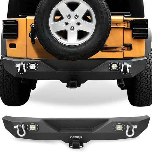 Combo De Parachoques Trasero Oedro Compatible Para Jeep Wran