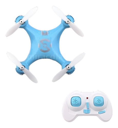 Azul Cx-10 Mini 2.4g 4ch Eje 6 Led Quadcopter Rc Juguete Hel