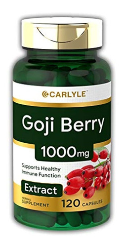 Carlyle Goji Berry 1000 Mg (120 Cápsulas) De Extracto Concen