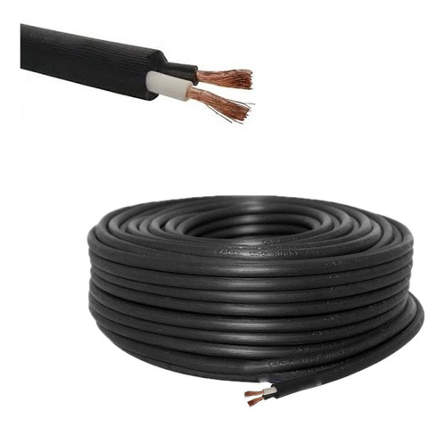 100 Mts Cable Uso Rudo Calibre 2 X 16 100% Cobre Argos 