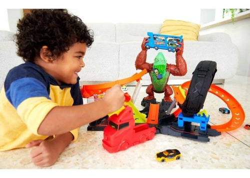Imagen 5 de 9 de Pista Hot Wheels Ataque De Gorila