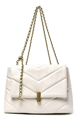 Yxbqueen, Bandolera Blanca Para Mujer, Bolso De Hombro Con C