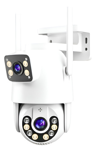 Câmera De Segurança Dupla Externa Dual Wi-fi Smartlife Alexa Branco