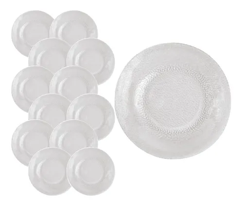 comprar Conjunto De 12 Pratos Temperado Acqua 23cm Duralex Fundo Bar