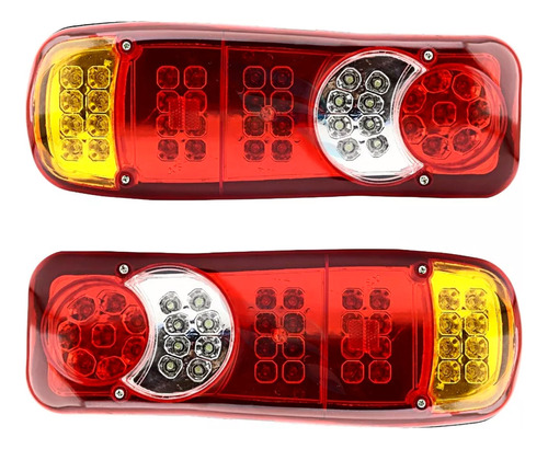 Par Lanternas Led Caminhão Axor 2544 2346 3344 Actros 2651