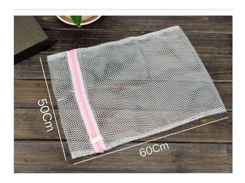 Imagen 4 de 7 de Bolsas X6 Red Para Ropa Lavarropa Valija Con Cierre 40x 50cm