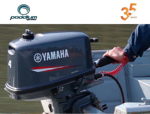 Imagem 7 de 8 de Motor De Popa Yamaha 2t 4hp Cmhs Poddium Náutica + Frete E/t
