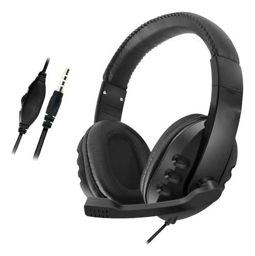 Fone De Ouvido Headphone Gamer P2 Microfone -preto