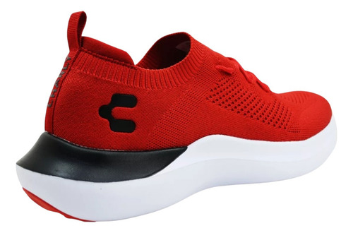 Tenis Sport Hombre Charly 1086408 Walking Ligeros Rojos