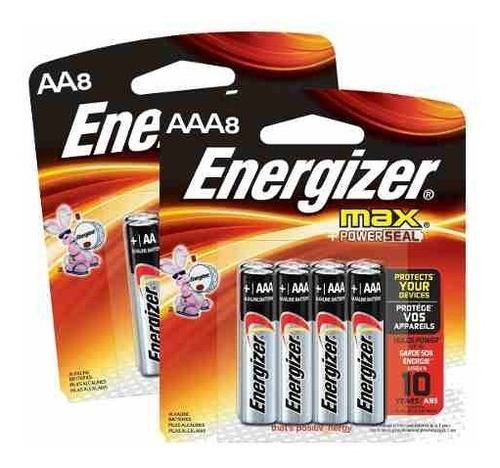 Pilas Alcalinas Energizer Aa O Aaa X 8 Super Oferta!! Febo