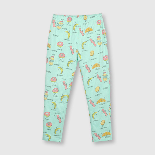 Pijama De Niña De Algodón Rosado (2 A 12 Años) Colloky