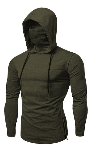 Imagen 6 de 10 de Buzo Canguro Capucha Hombre Slimfit Hoodie Camperas A29