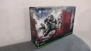 Caja Vacía Con Manual Consola Xbox One S Edición Gear Of War