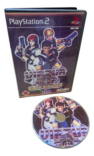 Virtua Cop Elite Edition Play 2 Com Capa E Poster Ps2