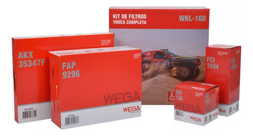 Kit De Filtros Fiesta 1.6 16v Sigma 2014 A 2019 - Wkl160